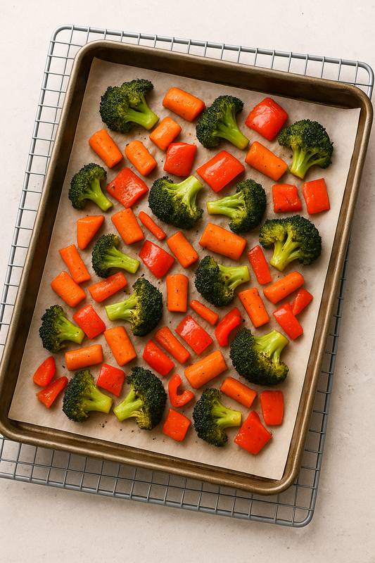 Crispy Roasted Vegetables Without the Mess