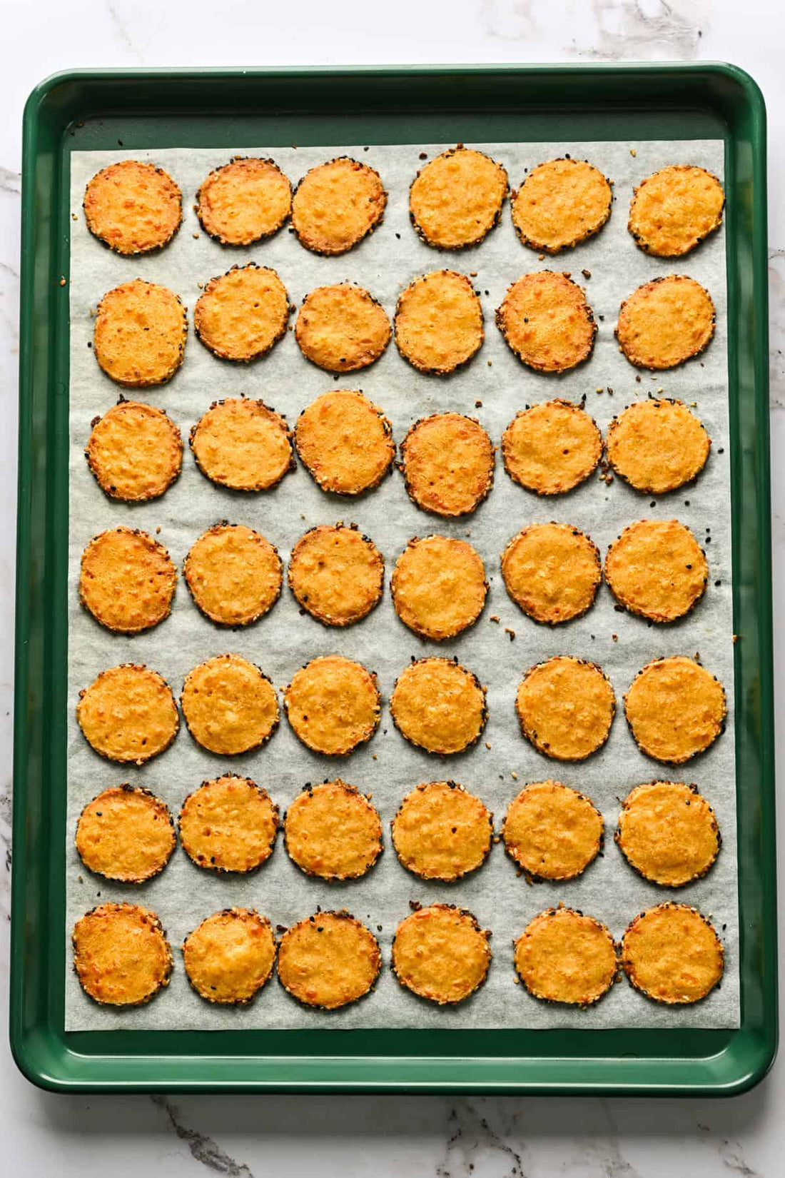 🧀 Slice and Bake Cheddar Cheese Coins